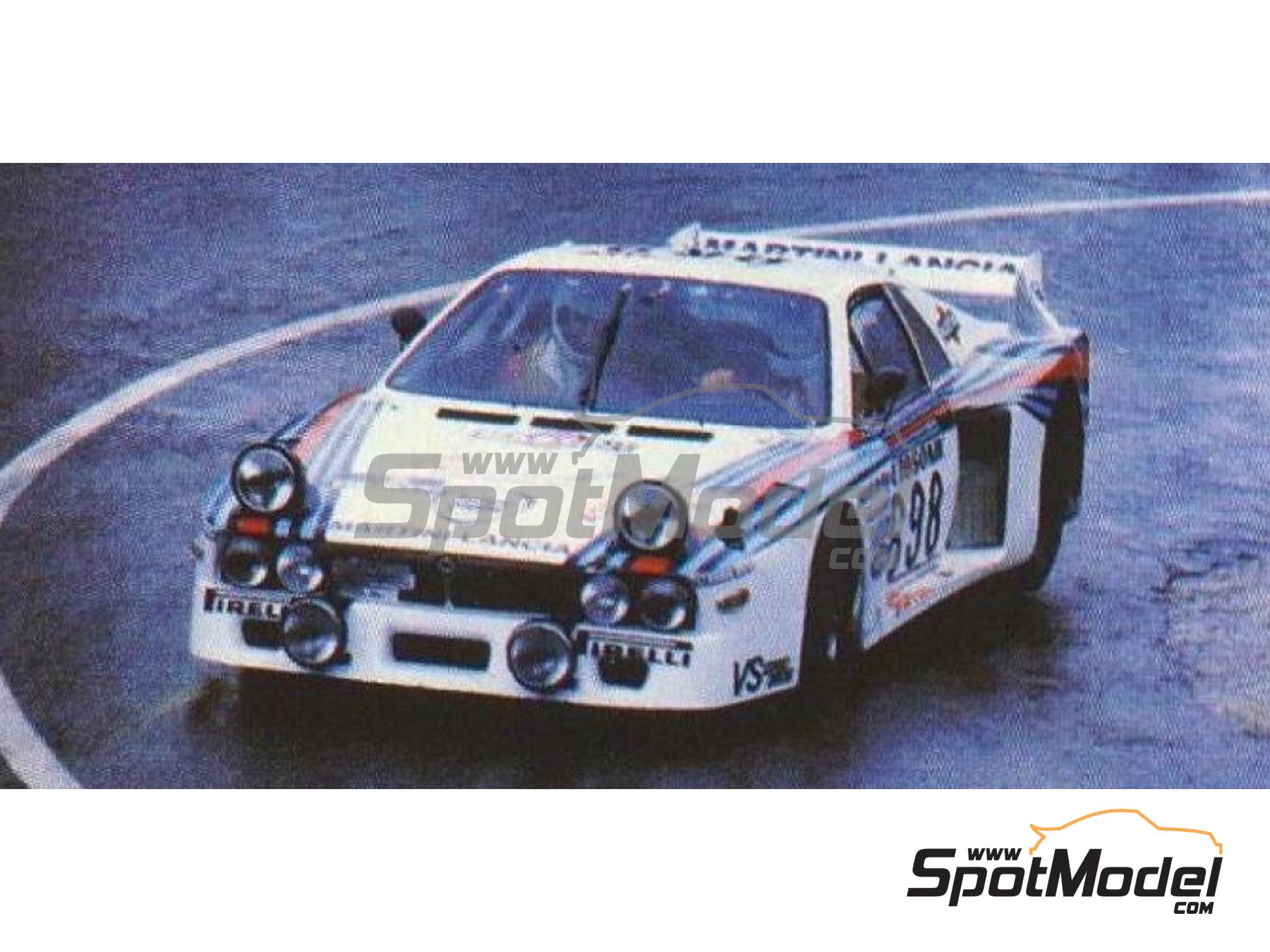 Reji Model 425: Marking / livery 1/24 scale - Lancia Beta